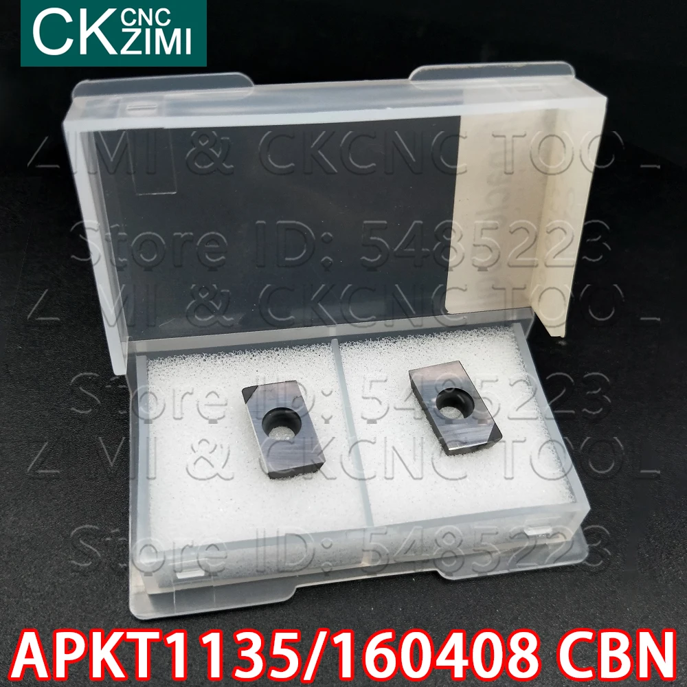 APKT113508 CBN APKT160408 CBN inserts cubic boron nitride blade diamond milling blade high quality APKT for Hardened hard steel