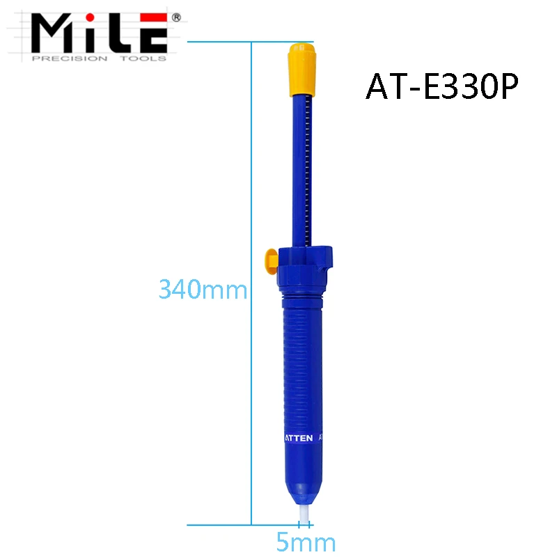 Atten industrial grau poderoso otário de solda de dupla finalidade ferro de solda elétrica desoldering arma anti-estática bico de bomba de lata