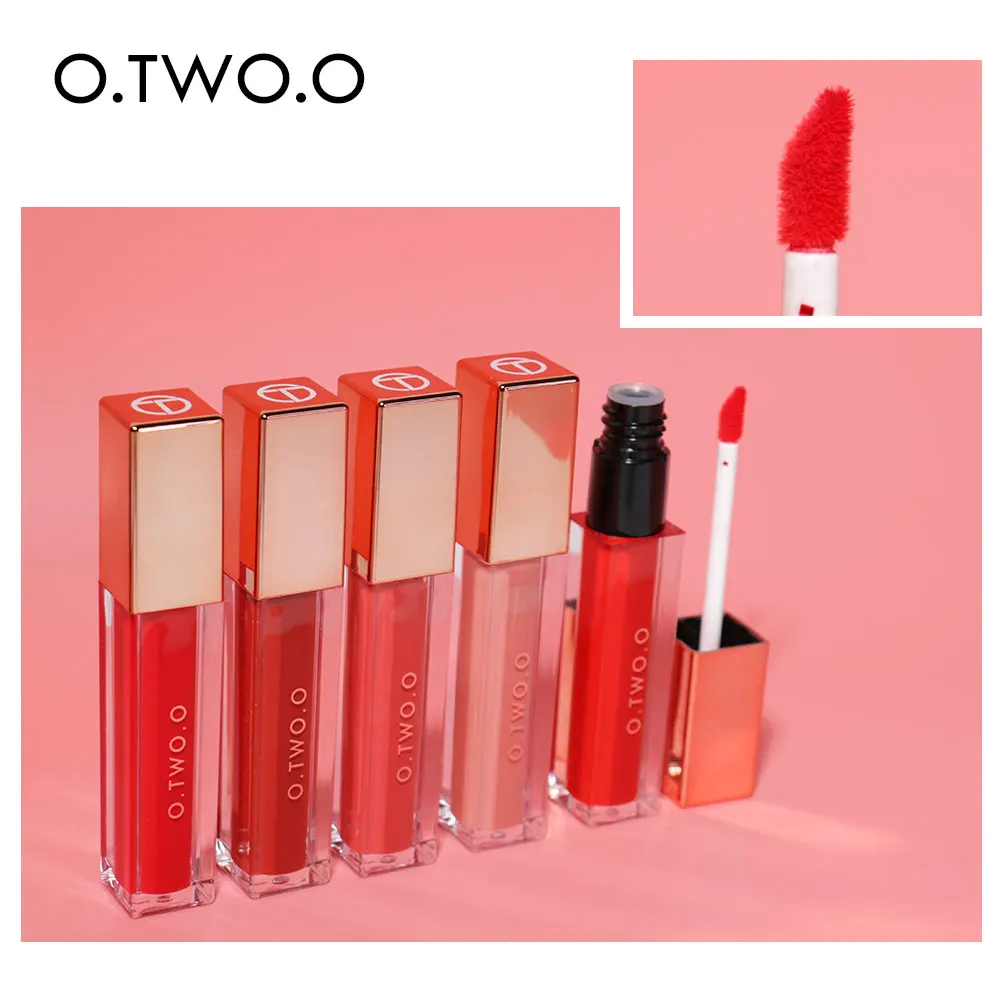 O.TWO.O liquid matte liptick Moisturizer velvet Lip Stick Long Lasting waterproof lip makeup Cosmetics women beauty Lipgloss