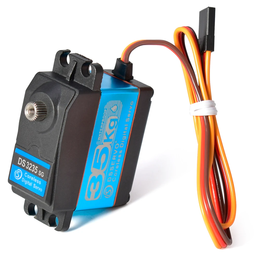 Dsservo Servo กันน้ำ DS3235 35กก.180/270องศาเกียร์โลหะดิจิตอล Servo Servo Baja W/แขนโลหะสำหรับ1/8 1/10 1/12 RC