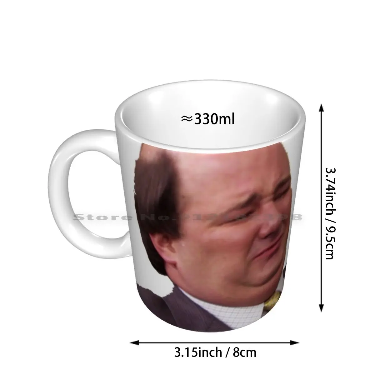 The Office Kevin Doesn't Like Broccoli Ceramic Mugs Coffee Cups Milk Tea Mug The Office Office Kevin Michael Broccoli Show Tv