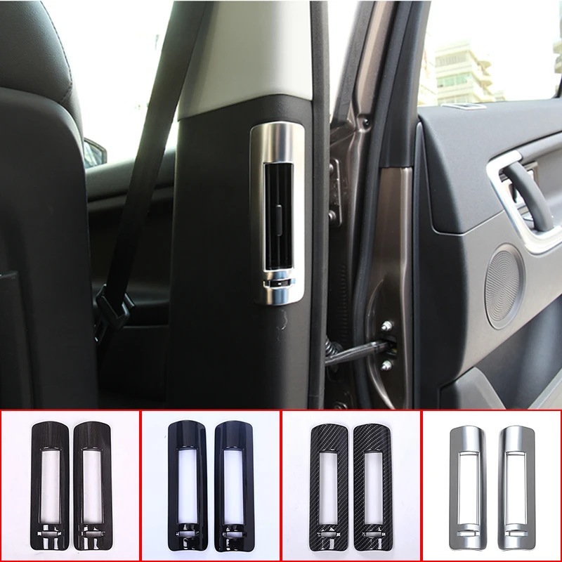 

ABS Silver Car B Pillar Air Conditining Outlet Frame Trim Cover For Land Rover Discovery Sport Discovery 5 Interior Accessories