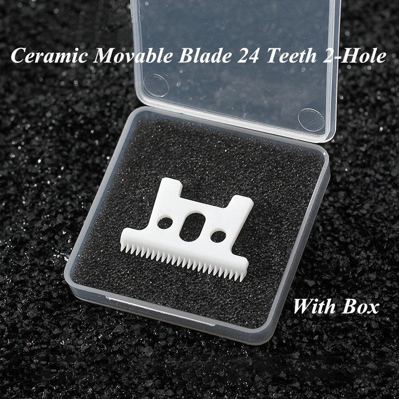 Ceramic Movable Blade 24 Teeth 2-Hole With Box Replacement T Blade G0721