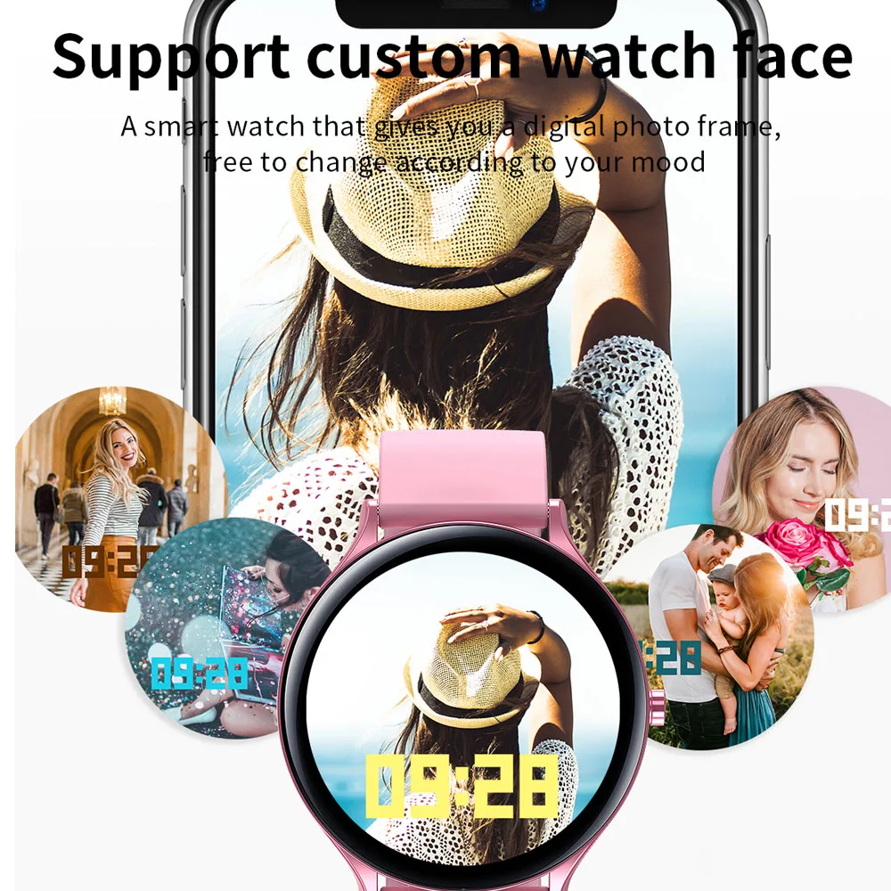 Montre connectée Ultra fine pour hommes et femmes, écran entièrement tactile, Bluetooth, moniteur d'activité physique, pour téléphone Android IOS, nouveau