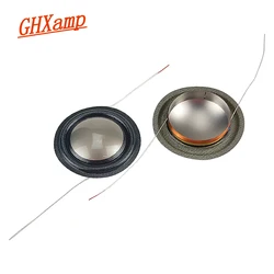 GHXAMP 25.9mm Tweeter Voice coil Titanium Film 8ohm Speaker Repair Parts 26 Core For B&W SEAS JAMO Copper Clad Aluminum Coil 2PC