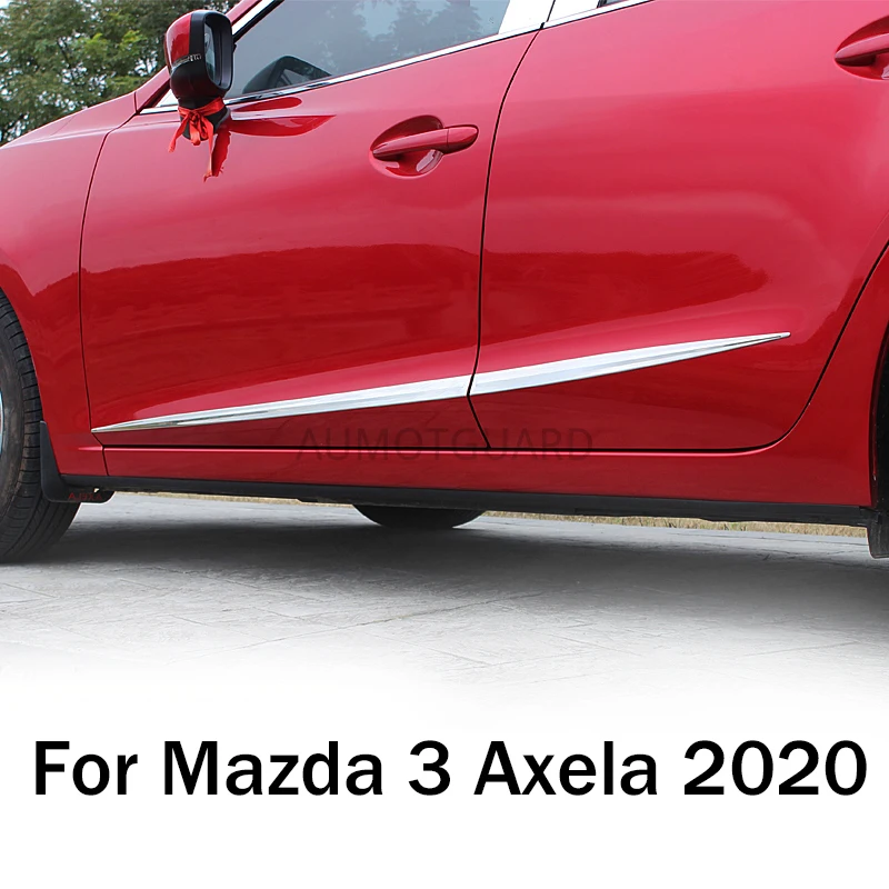 

For Mazda 3 Axela 2020 Side Body Trim Decoration Trim Stainless Steel