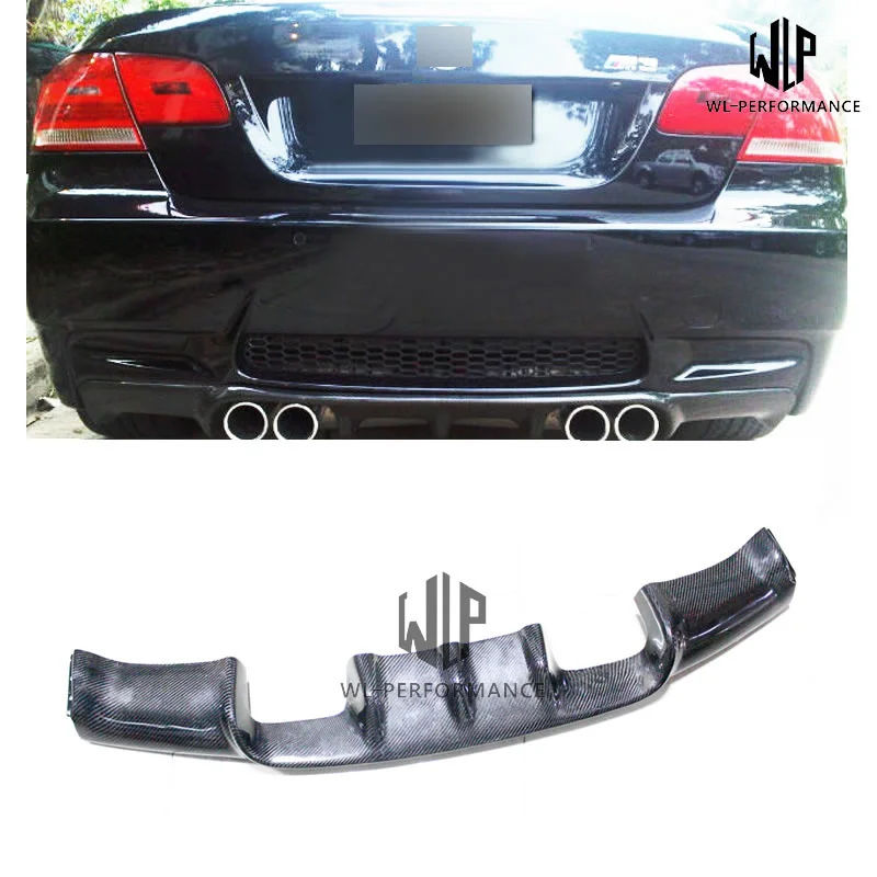 E92 M3 v Style Carbon Fiber Rear Lip Bumper Splitter Diffuser Car Styling for Bmw 3 Series E92 M3 320i 328i 335i 2005-2012