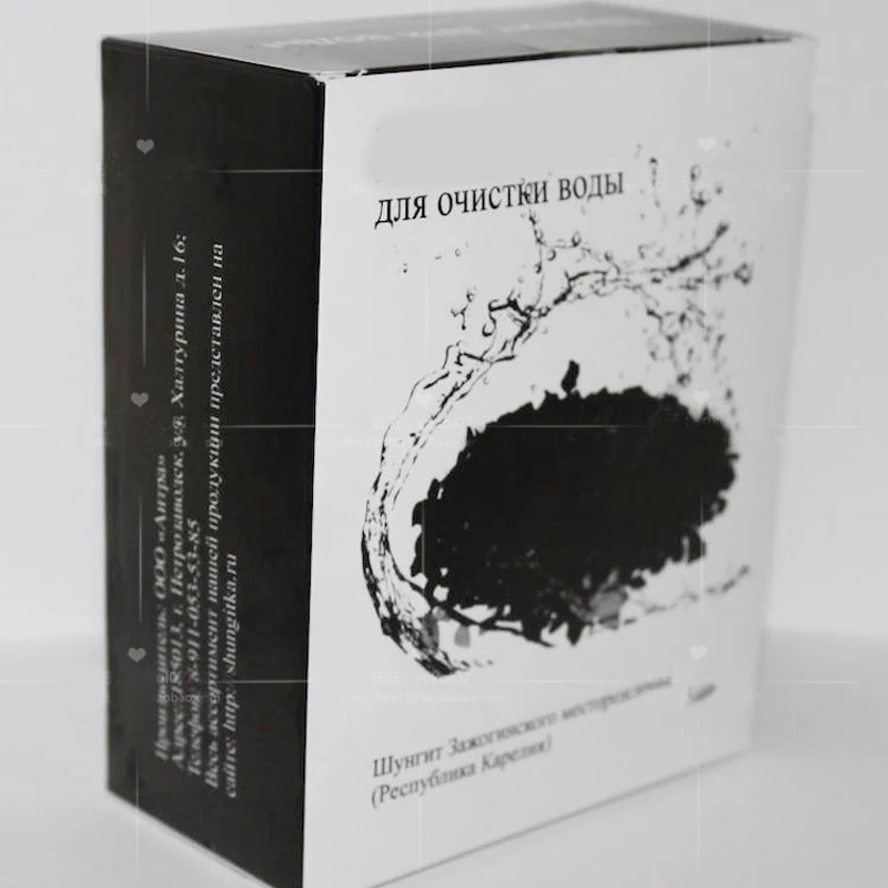 100 г, барабанный порошок Shungite, оригинальная русская фильтрация воды с защитой от излучения