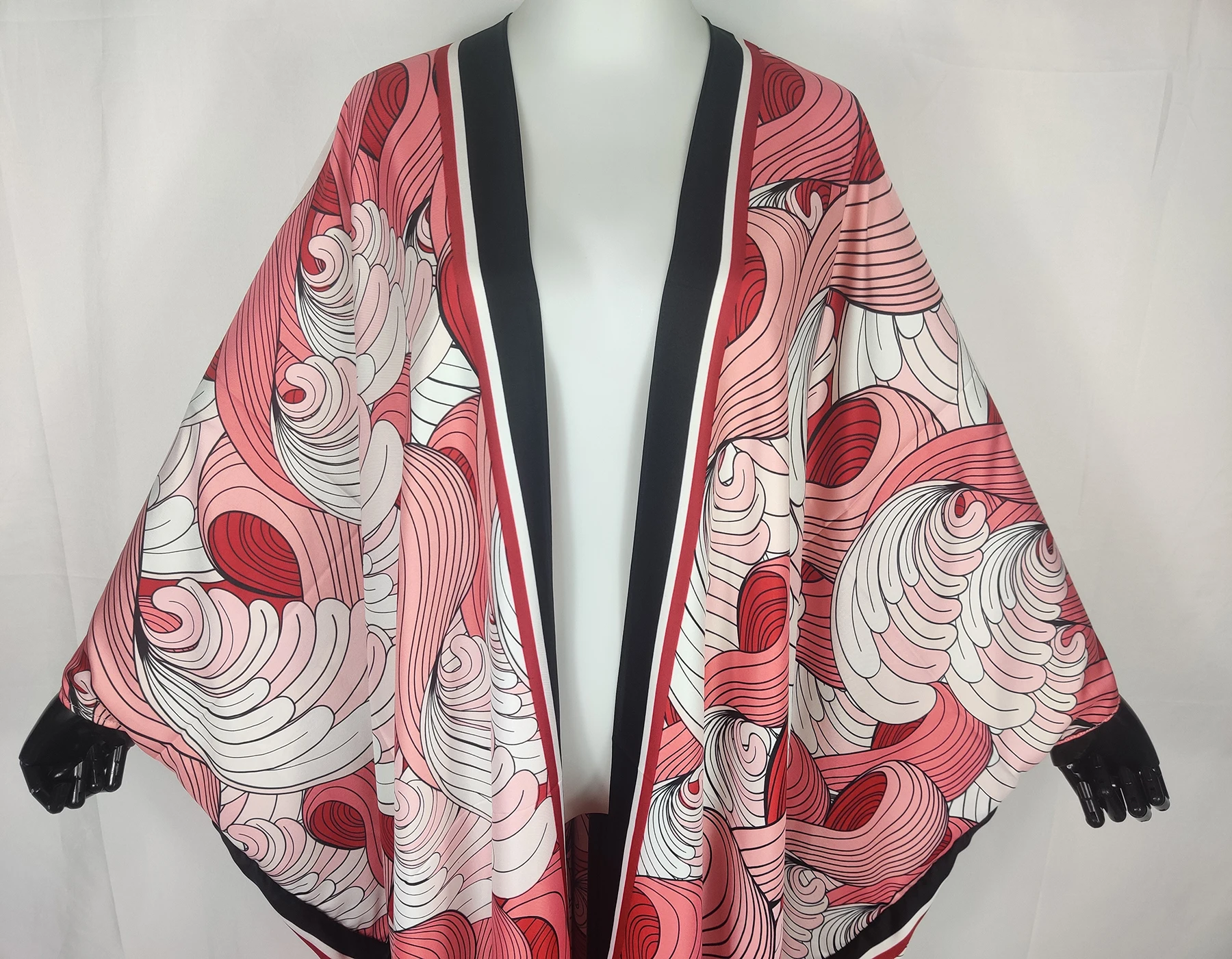 Cardigan longo de seda boho, estampado, casual, 2021, popular, aberto, frente aberta, para mulheres, almofada de férias, feminino, íntimo