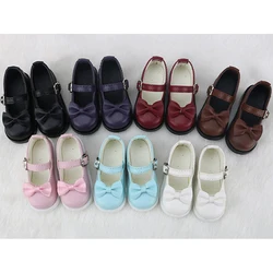BJD shoes with bowknot for 1/6 1/4 1/3 BJD SD YOSD DD DZ doll shoes 7 colors doll shoes doll accessories
