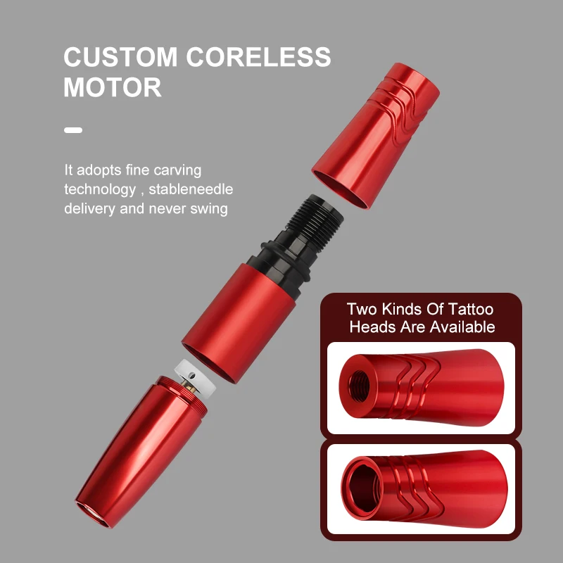 Dual Use Tattoo Machine Japan Coreless Motor RCA Interface SMP Rotary Tattoo Pen with Dual Type Needles Interface