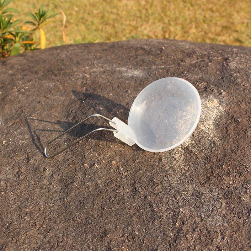 Outdoor camping barbecue tableware spoon portable folding Plastic Set pot accessories ultralight Picnic