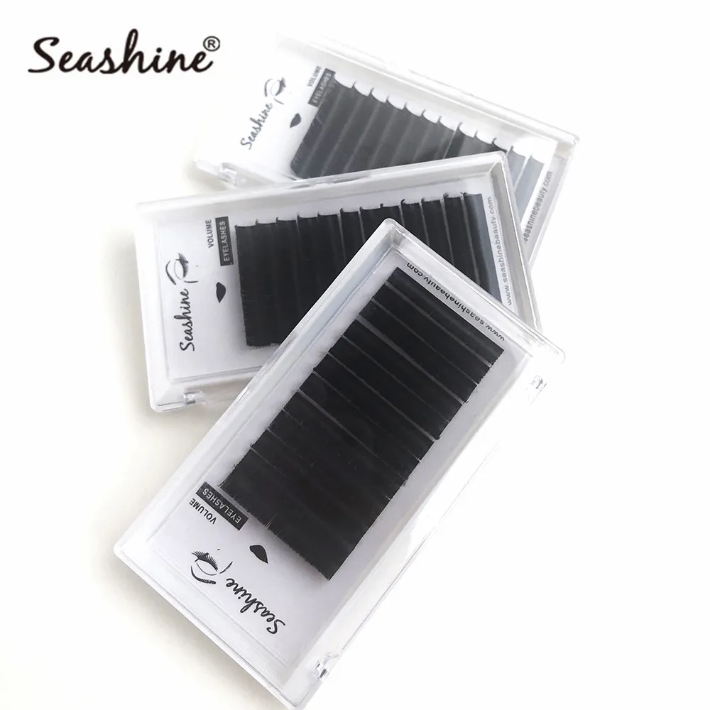 

Seashine Russia Eyelashes Extension Individual Lashes 100% Hand Made Factory Classic Lashes Mink Lashes High Quality OEM