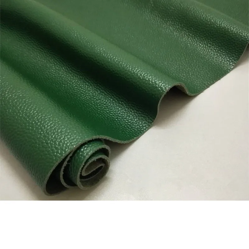 First layer cowhide green leather leather whole cowhide cowhide leather sofa soft bag handmade diy leather fabric