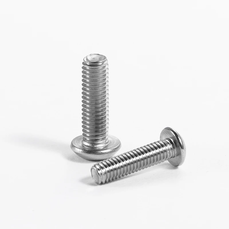 5mm 304 Stainless Steel Pan Head Hexagon Socket Screws M5 x 6 8 10 40 60 65 70 75 80 85 90 100mm Cup Head Heaxagon Socket Bolts