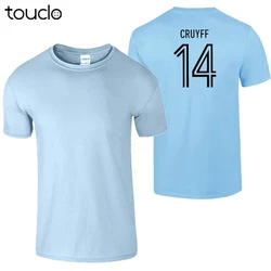 Johan Cruyff 14 Mens T-Shirt 70S Dutch Legend Holland Footballer Fan 2019 Men'S Fashion Cartoon Character Fitness T-Shirts