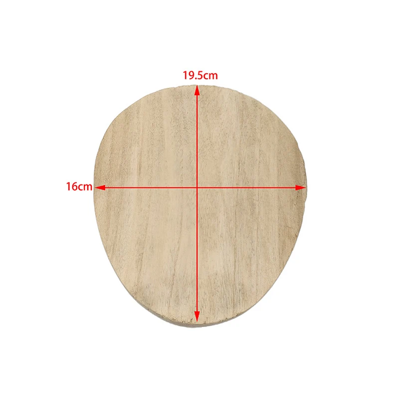 Plastic Wood Half Head for Wig Making