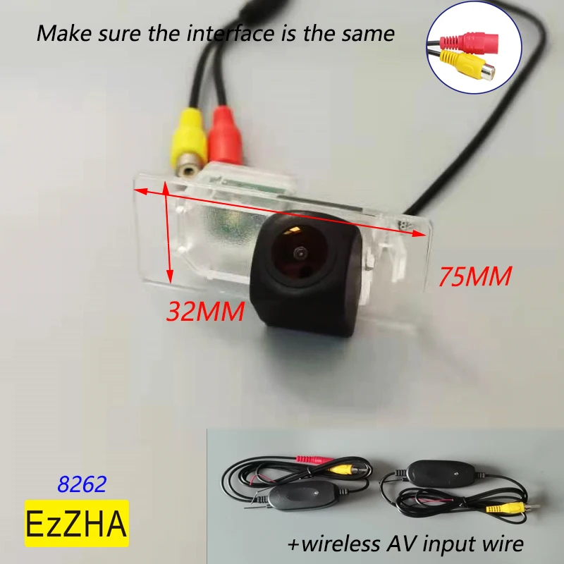 

For VW Polo Sedan 2014-2017/ Touareg Tiguan Sharan 2015 2016/ Touareg 2015-2020/ Jetta 2019 2020 Reverse Camera Fisheye Night HD