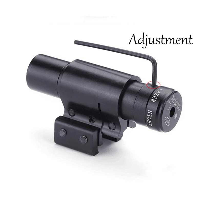 Tiro com arco Visão para Caça, Ajustável Red Dot Laser, Sight Pistol, Arco Composto, Caça Acessórios, 50-100m Range, 11mm, 20mm