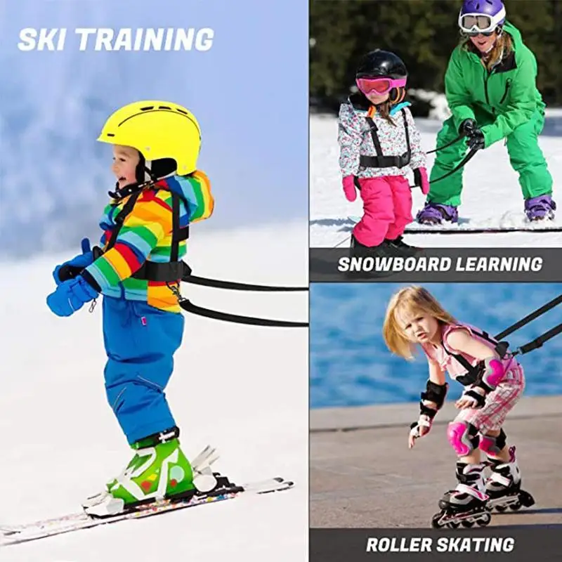 Outdoor ski anti-fall traction chest strap Children's Ski Training Belt Traction Traction Chest Rope