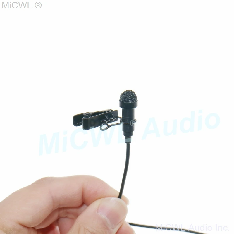 MICWL Tie Clips Lavalier Lapel Mic Microphone For Sennheiser EW 100 300 500 G1 G2 G3 Wireless MKE2 Design with Clip & Cap