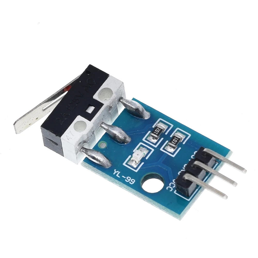 1/3/5 Stück Auto-Helikopter-Kollisionssensor-Aufprallschaltermodul Robotermodell für Arduino mit Dupont-Kabel – Detail 6