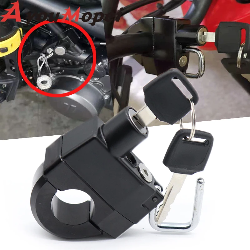 

Motorcycle Accessories Anti-theft Helmet Lock Security For Kawasaki Z125 Z250 Z300 Z400 Z650 Z800 Z900 Z900RS Z1000 Z1000SX