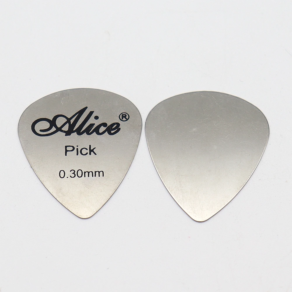 6pcs Guitar Metal Picks Alice guitar picks Guitar Chain picks guitar picks bag for Electric  Accessories 0.3mm