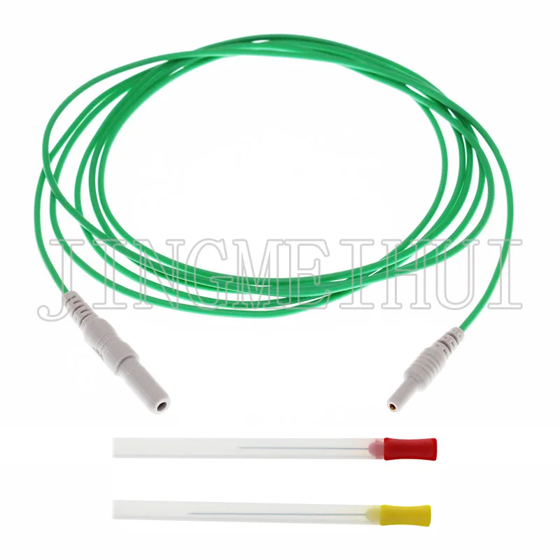 Din 1.5mm to 1.0mm female adapter cable and disposable EMG electrode needle connector