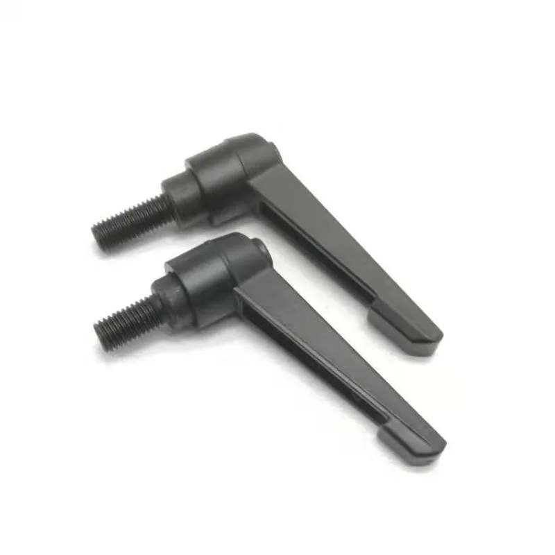 1PC M5 M6 M8 M10 Clamping Handle Bolt Clamping Lever Machinery L shape Adjustable Handle Locking External Male Thread Knob Screw