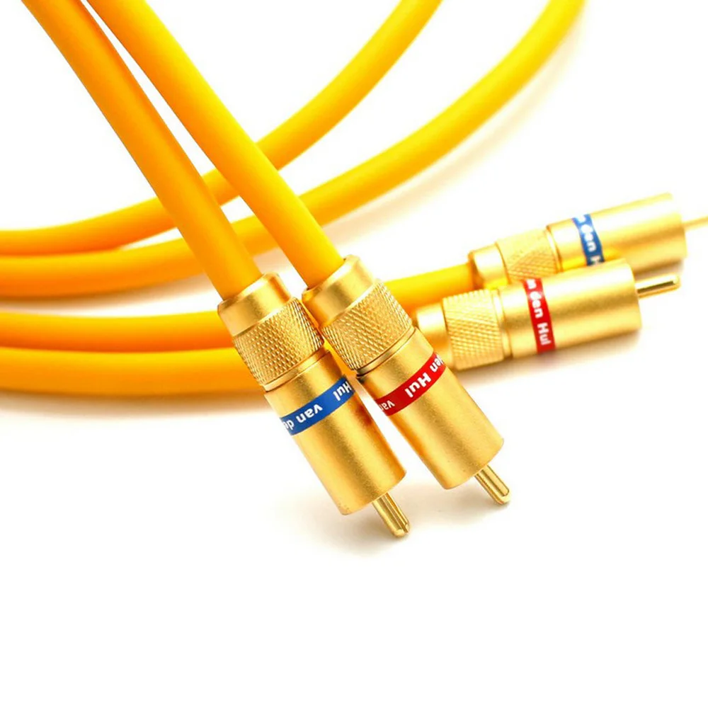 Van Den Hul D102 MKIII Hybrid RCA Audio Interconnect Cable for Hifi CD Player Amplifier Amp