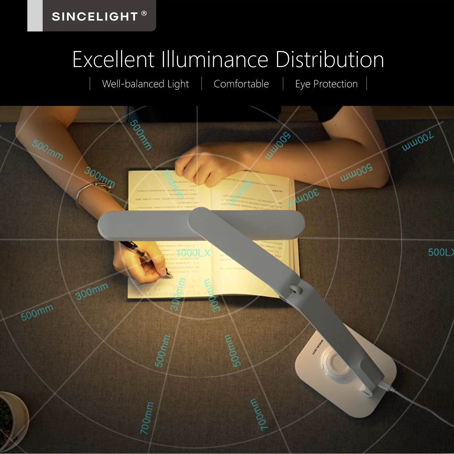 Remote Control Led Table Reading Lamp 7w (USB/Stepless Dimming/Led Desk Lamp /5 Levels of Color Temperature Switching)