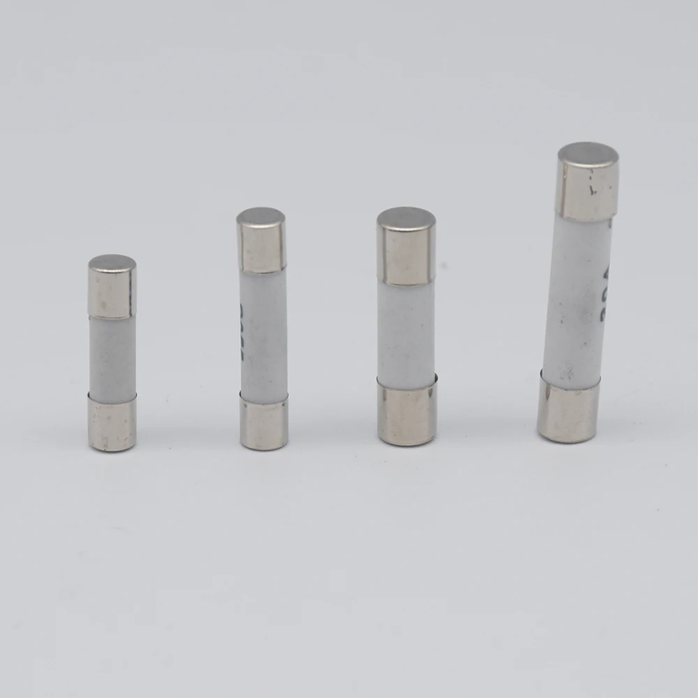 100PCS 5*20mm 5*25 6*25 6*30mm Fast Blow Tube Fuses mm 250V 0.1 0.2 0.3 0.5 1 2 3 4 5 6 8 10 15 20 25 30A AMP Fuse Ceramic fuse