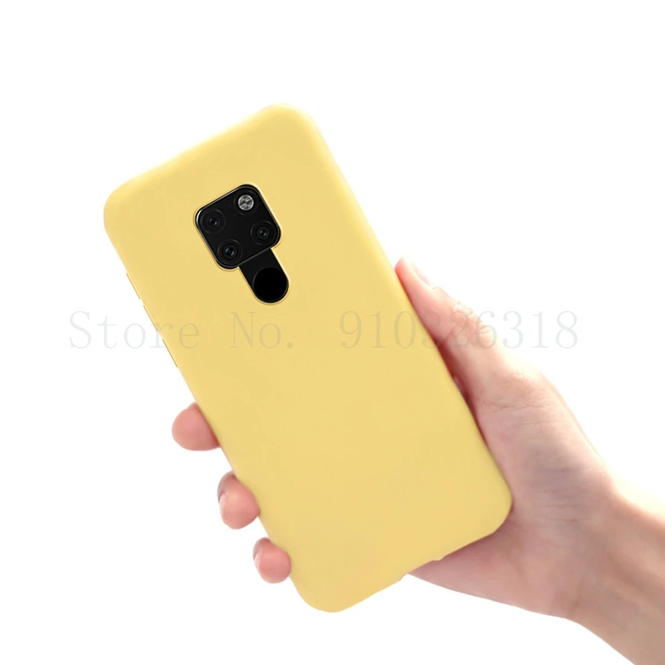 Soft Silicone Case For Huawei Mate 20 Shock-Absorption Bumper Cover Anti-Scratch Back Cover For Mate 20 HMA-L09, HMA-L29 6.53\