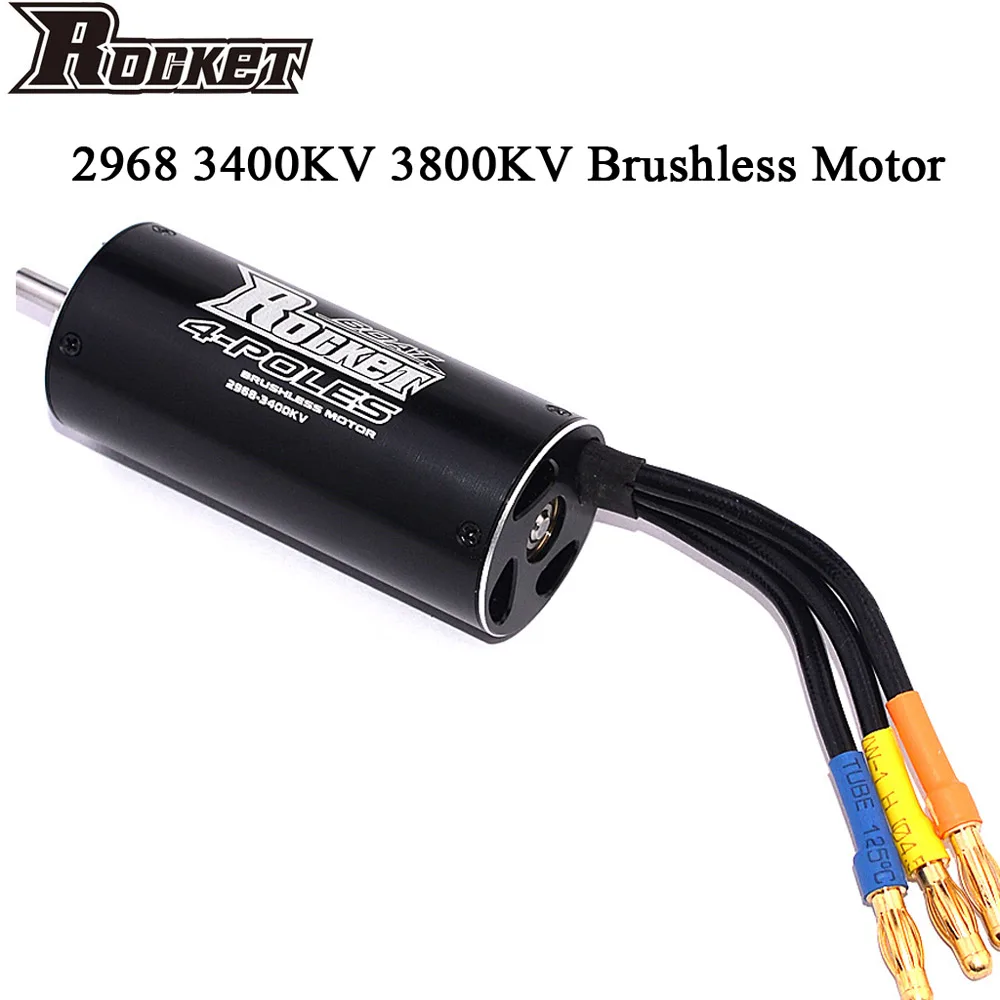 

Ракета 2968 3400KV 3800KV мотор для Traxxas Blast Feilun FT011 FT012 600-800 мм RC лодка автомобиль