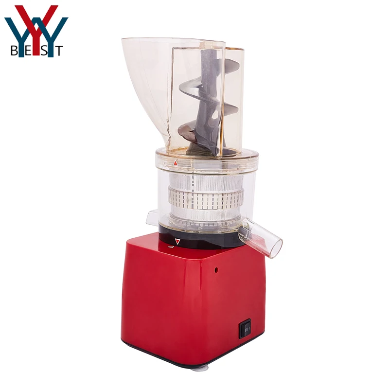 120kg/h Commercial industrial screw Juicer Large diameter Caliber Mouth Cold Press Extractor whole Apple Juicing Machine