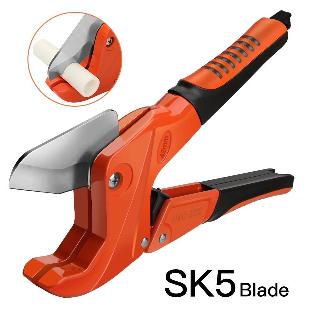 AIRAJ PVC tagliatubi a cricchetto forbici tagliatubi PVC PPR tubo taglio utensili a mano SK-5 taglio lama