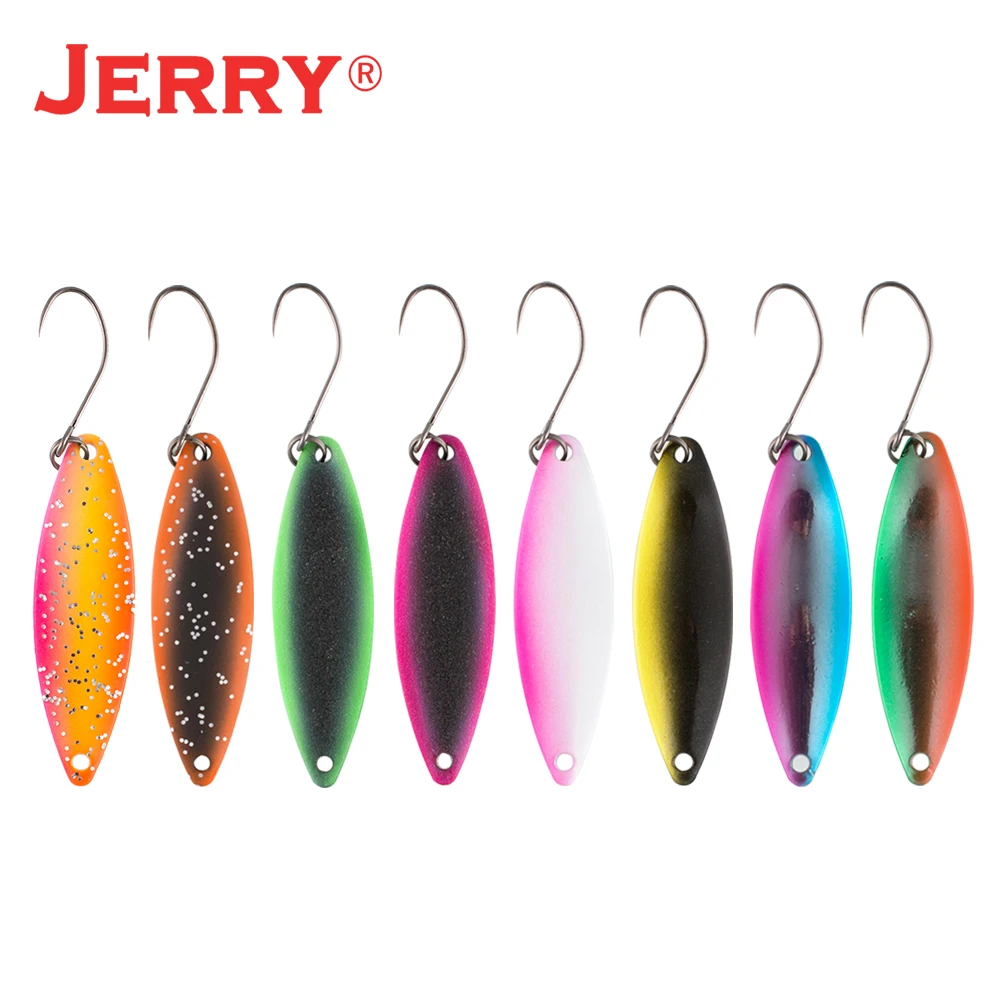Cucharillas Micro Jerry Leo para Trucha – Latón Antioxidación