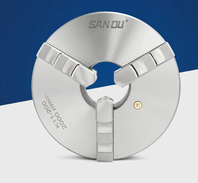 

SAN OU K11- 80/K11- 100/K11- 125 3 Jaw Lathe Chuck 80mm/100mm/125mm/ a Wrench, 3 Screws / a Positive Claw and a Reverse Claw