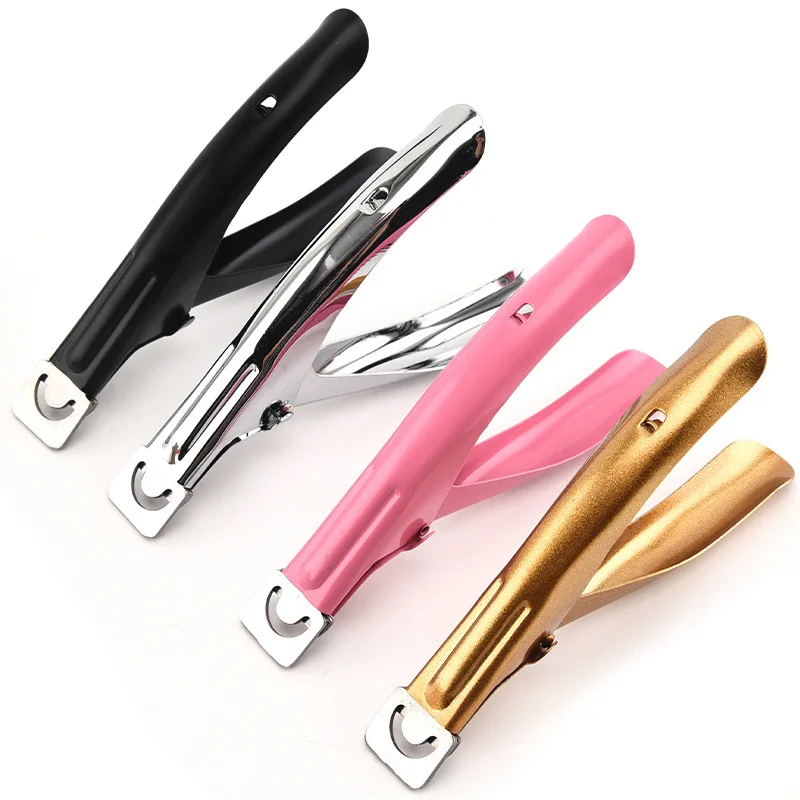 Stainless Steel Art Nail Clipper Professional Cutter UV Gel False Nail Tips Edge Cutters U One Word Clippers Nails Manicure Tool