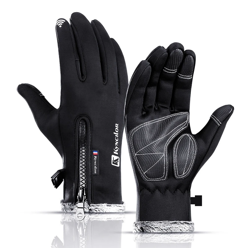 

Motorcycle Moto Gloves Leisure Bike Cycle Ski Riding Glove Touchscreen Men Women Black Grey Palm Leather Outdoor Sport Run Glove