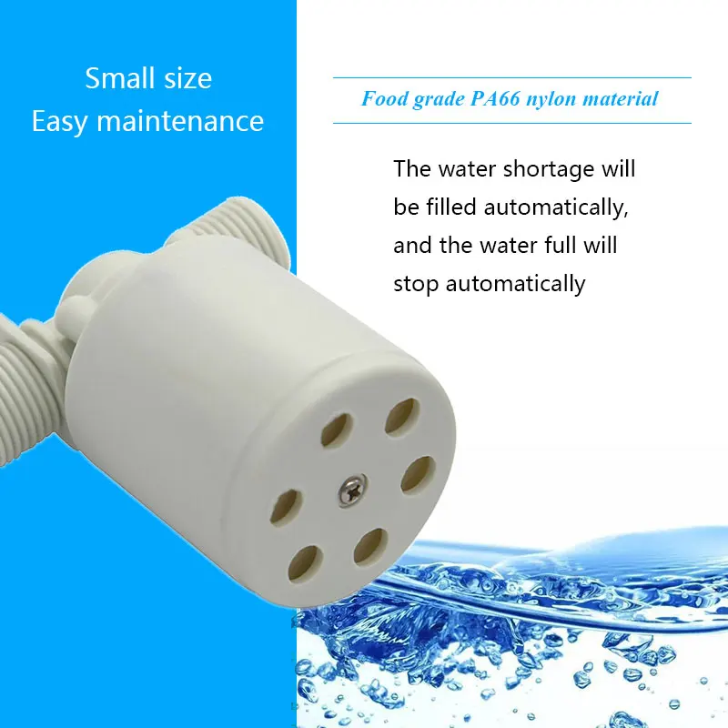 Automatic Water Level Control Tower Tank Floating Ball Valve Installed Inside The Tank 1/2 Water Level Control Valve