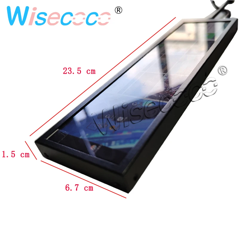 8.8 Inch 1920*480 Lange Strip HSD088IPW1 Touch Screen Tweede Monitor Case Aida64 Display Cpu Gpu Informatie Sub Display case