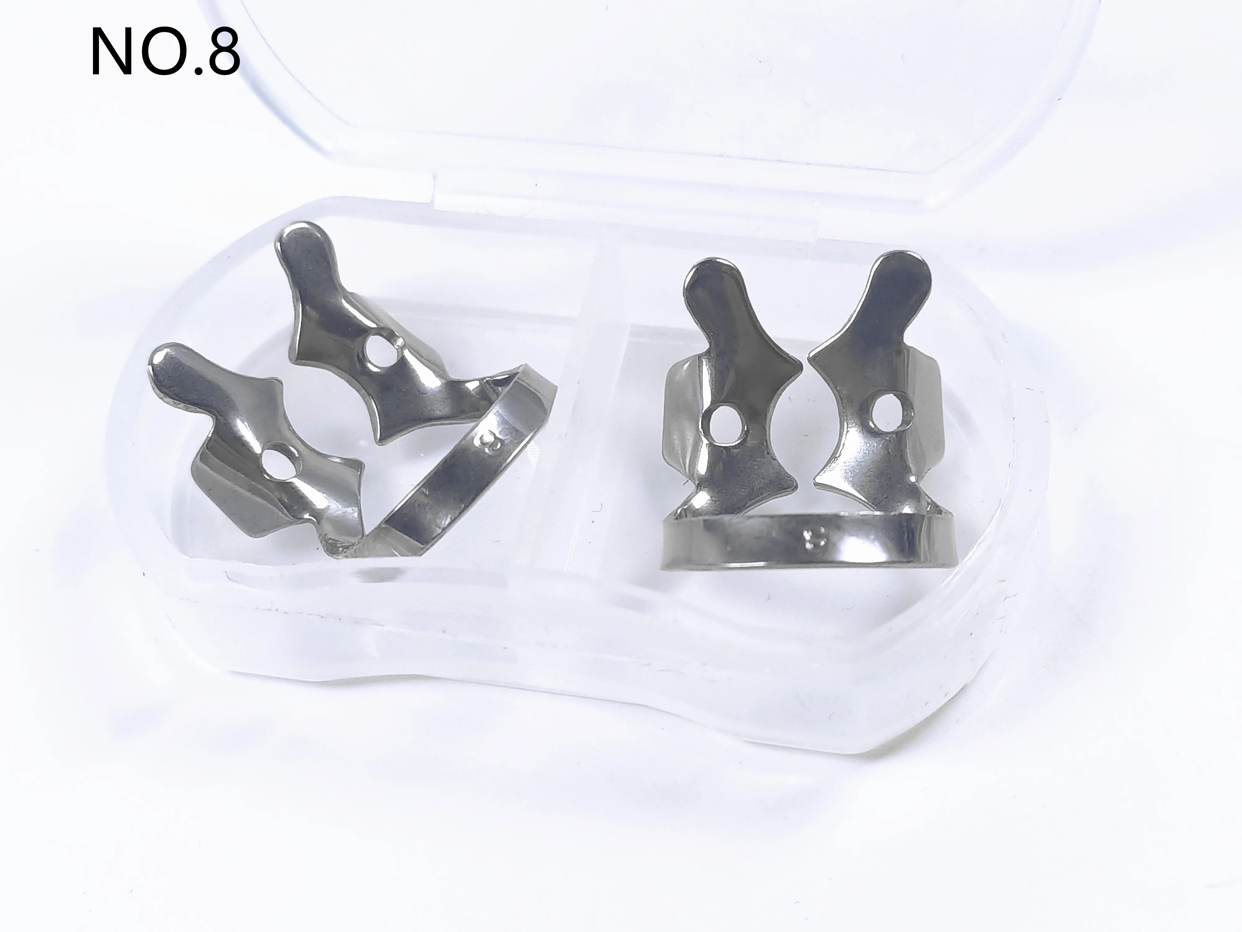 

2 шт./кор. зубные резиновые плоские зажимы из нержавеющей стали высокого качества 13 размеров