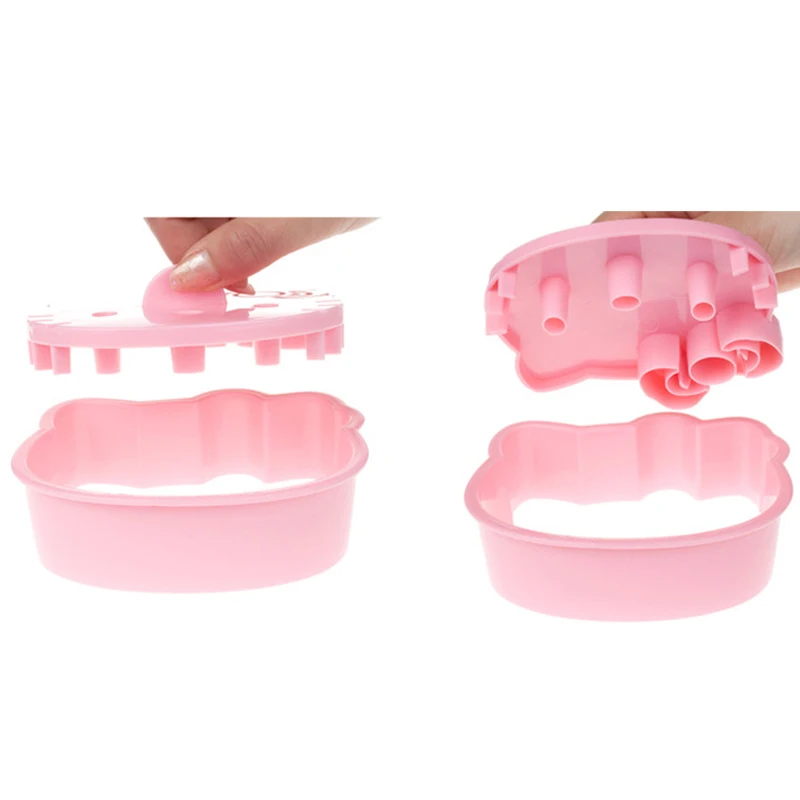 Diy Sanrio Hello Kitty Kids Sandwiches Cutter and Sealer Sandwiches Mould/maker Dough/cookie Cutter Cookie Press Pastry Toys