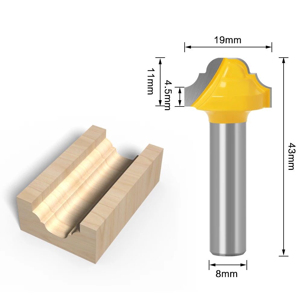 8mm Shank Router Bit 19\