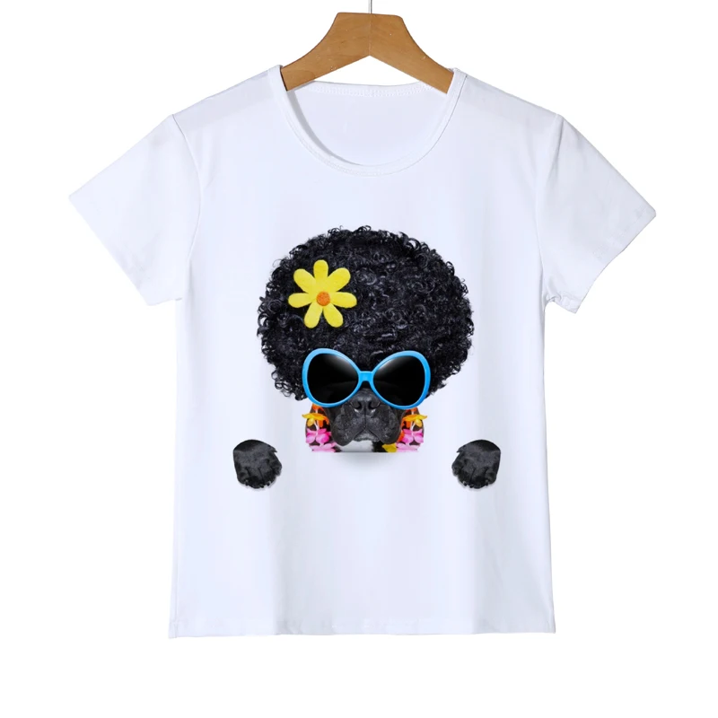 BoysGirls Summer Animal Harajuku Kid Hip Hop T-shirt Funny Painting Cute Dog Printed 3D T Shirt Tops Kids Tees Unisex Top Tshirt