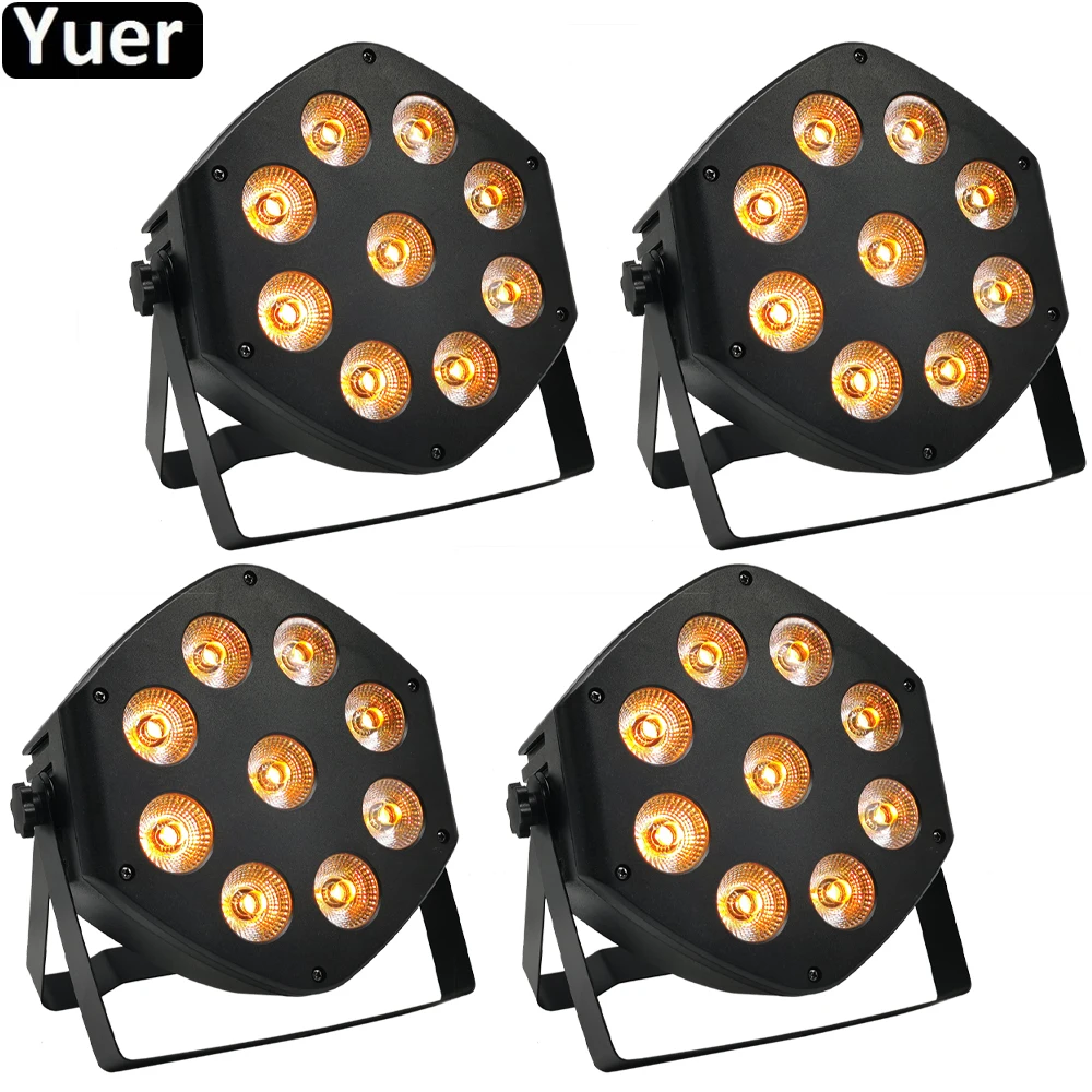 

4Pcs/Lot LED Par 9X10W LED Remote Control Wash Light RGBW 4IN1 LED Light Stage DJ Light DMX512 LED Par Party Disco Effect Lights