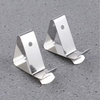 2Pcs Stainless Steel Coffee Cup Clip Barbeque Thermometer Probe Clip Holder Preventing Scald Practical Kitchen Accessories