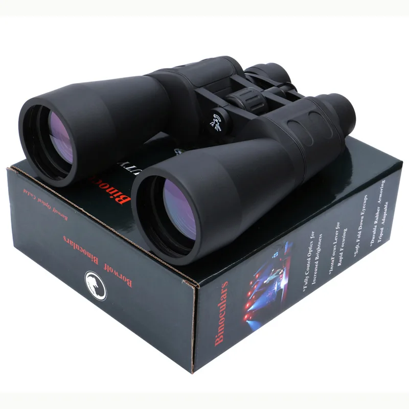 Binoculars Night Vision Waterproof Telescope Military HD 10-60 Times Zoom New Binocular for Watching Bird Hunting Hiking Camping